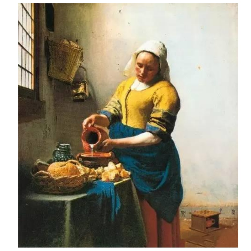 การ์ดอวยพรภาพวาดโดยจอห์นสัน vermeer และเชิญรวมถึงซองจดหมายสีขาว ออกแบบเอง