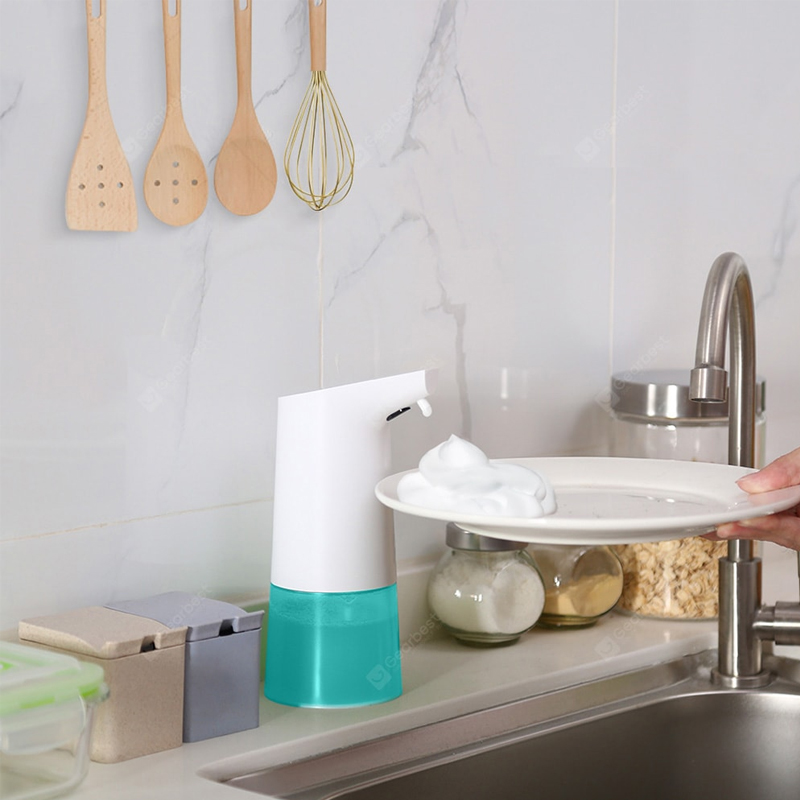 AD-1807 Automatic Induction Foam Soap Dispenser Foam Washing Dispenser 350ml - White