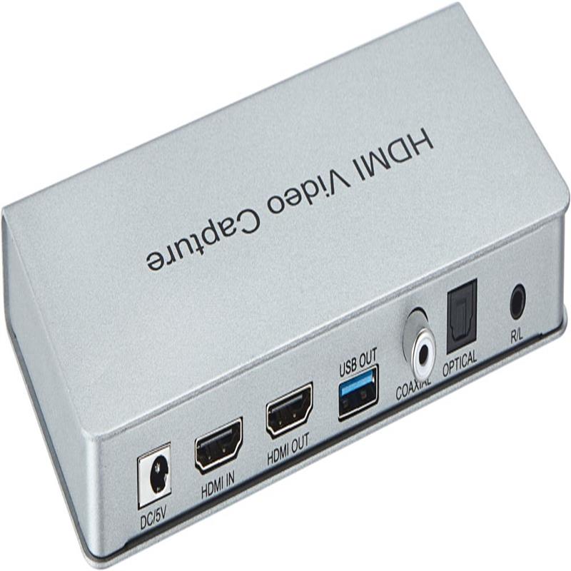 USB 3.0 HDMI Video Capture พร้อม HDMI Loopout, Coaxial, Optical Audio
