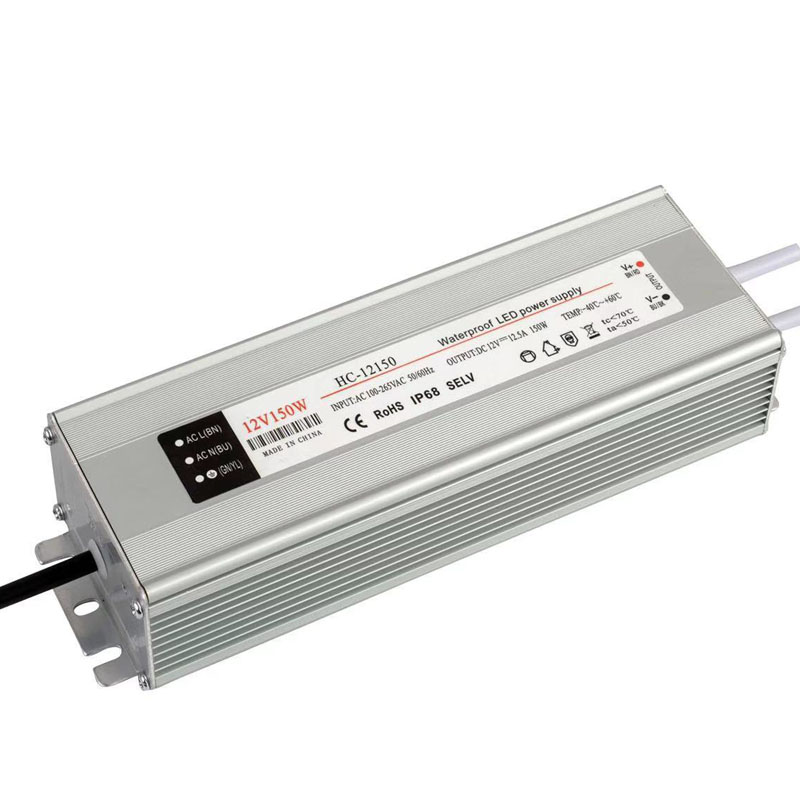 LED ไดรเวอร์ 200W แรงดันคงที่กันน้ำ 12V สลับแหล่งจ่ายไฟ