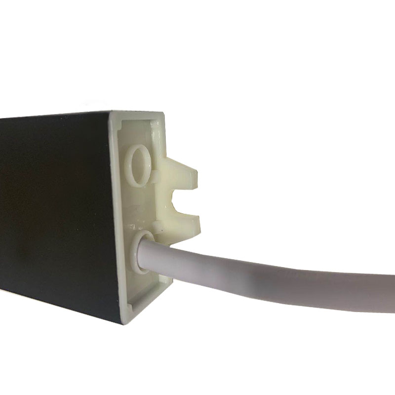8w-36v-0.22a เปลือกสีเทาสีดำ LED สมาร์ทเฟอร์นิเจอร์แหล่งจ่ายไฟกันน้ำอลูมิเนียมเครื่องซักผ้าไดรเวอร์แหล่งจ่ายไฟ