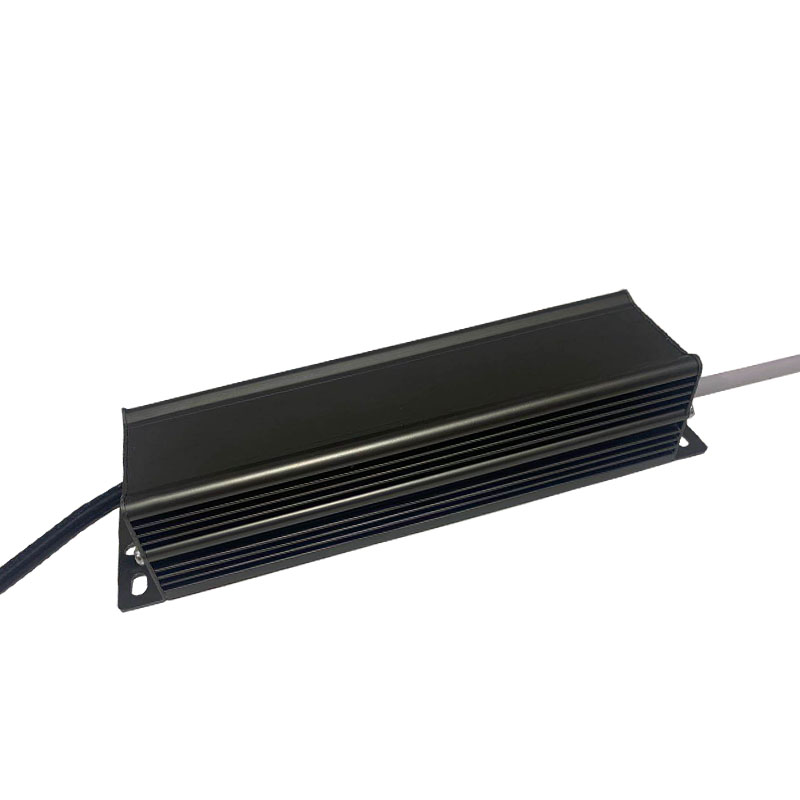 5A-60W-12V แรงดันคงที่กันน้ำอุตสาหกรรม LED เข้มแกรี่อลูมิเนียมแหล่งจ่ายไฟ