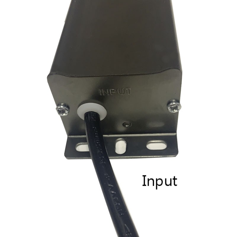 5A-60W-12V แรงดันคงที่กันน้ำอุตสาหกรรม LED เข้มแกรี่อลูมิเนียมแหล่งจ่ายไฟ