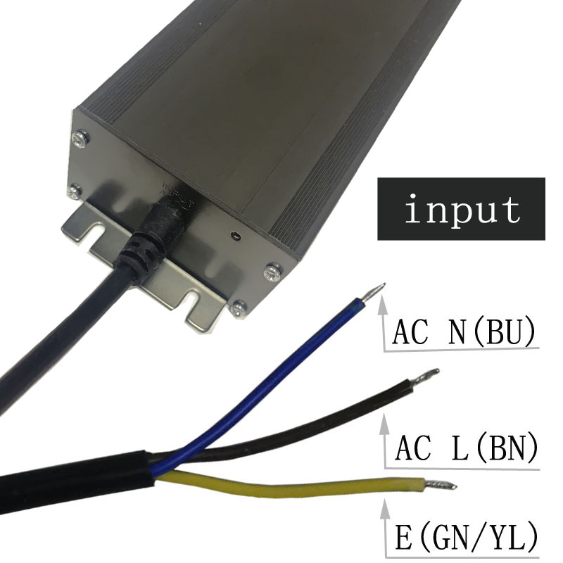 12v400w Zhongshan แรงดันไฟฟ้าคงที่คุณภาพสูงกันน้ำสีดำสีเทาอลูมิเนียมเชลล์ไดรเวอร์