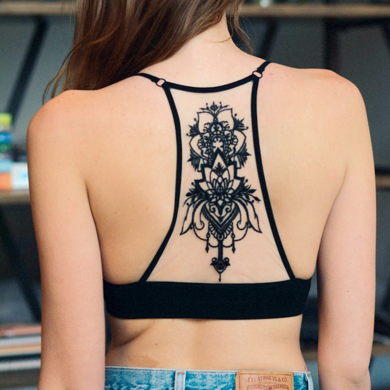 GA-5330 เกรซสาวสักตาข่าย Racerback B Ralette ขายส่ง