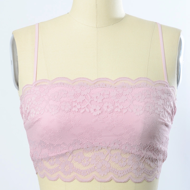 GA-5431 เกรซสาวกว้างลูกไม้ Bandeau Bralette ขายส่ง