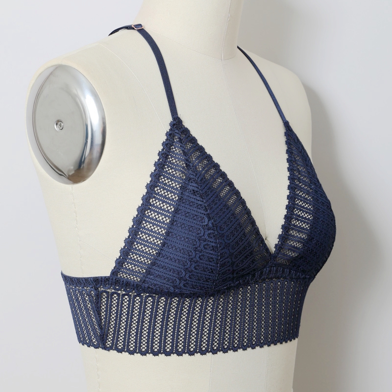 GA-5549 เกรซสาวยางลูกไม้ Boho Racerback Bralette