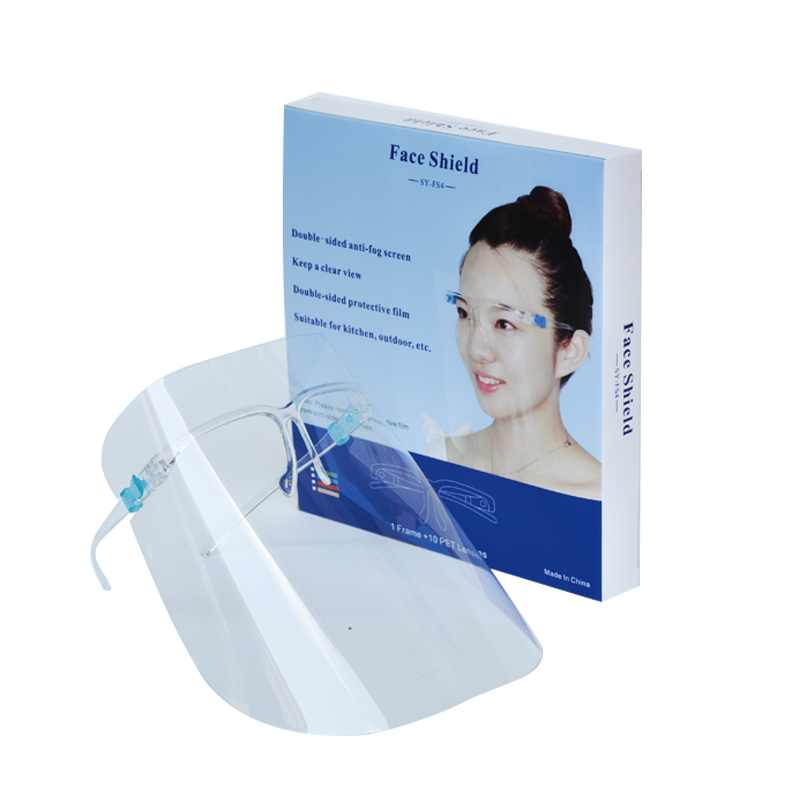 Anti Fog Restaurant แว่นตาป้องกันความปลอดภัยพิเศษ Face Guard Shield พร้อม 10 Shields