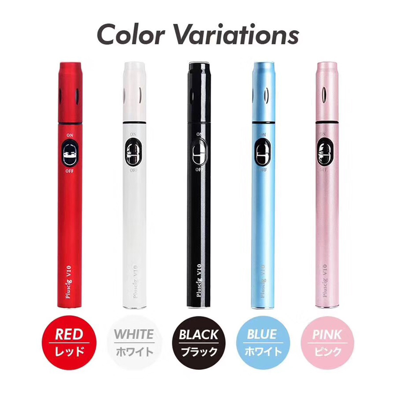 อุปกรณ์ทำความร้อนบุหรี่ Pluscig V10 900 mAh บุหรี่อิเล็กทรอนิกส์ปากกา Vape