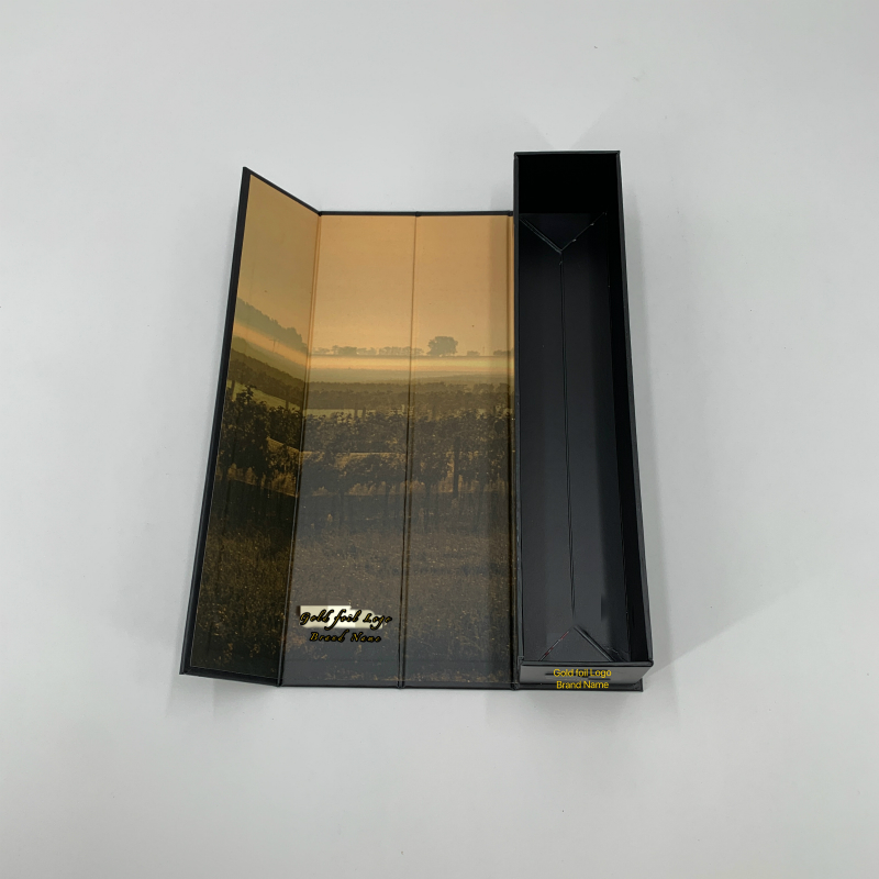 กำหนดเองทำกล่องขวดไวน์สำหรับกล่องไวน์แต่งงานแชมเปญ