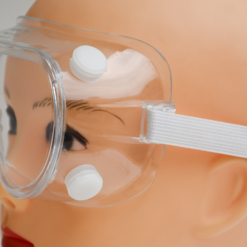 น้ำมันกระเด็นพลาสติกมาตรฐานทั่วไปป้องกัน Safety Face Goggle