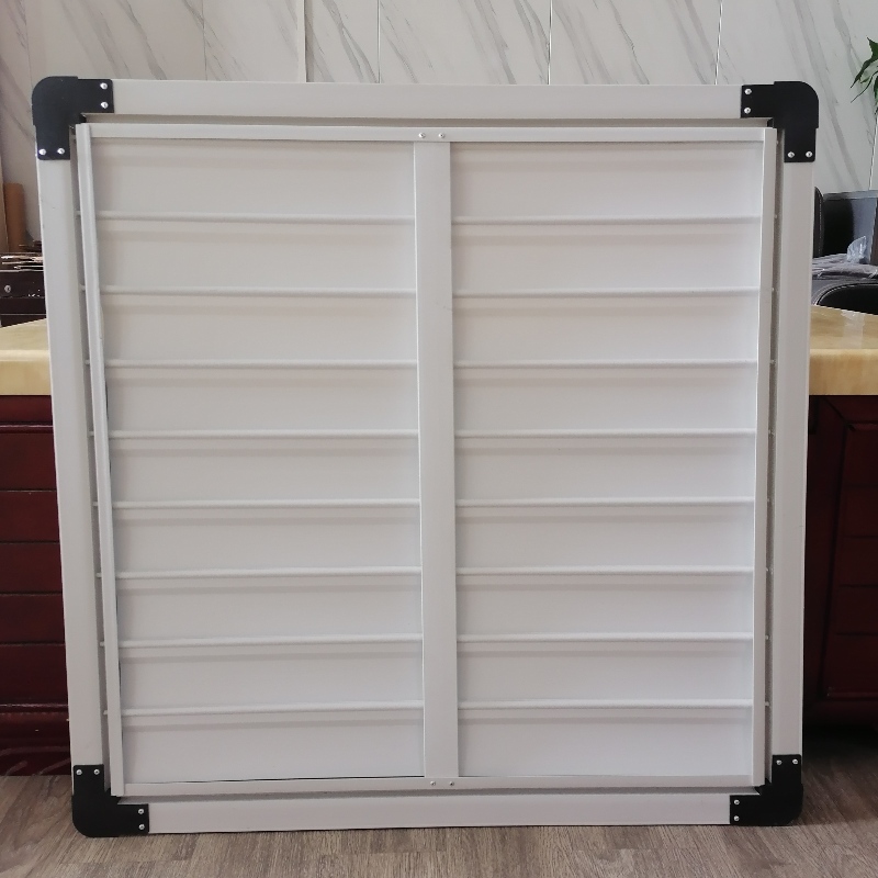 PVC Fan blinds บานประตูหน้าต่างสำหรับพัดลมดูดอากาศแรงดันลบสำหรับฟาร์มสุกรในโรงเรือนหรือโรงงานเพื่อรับอากาศบริสุทธิ์