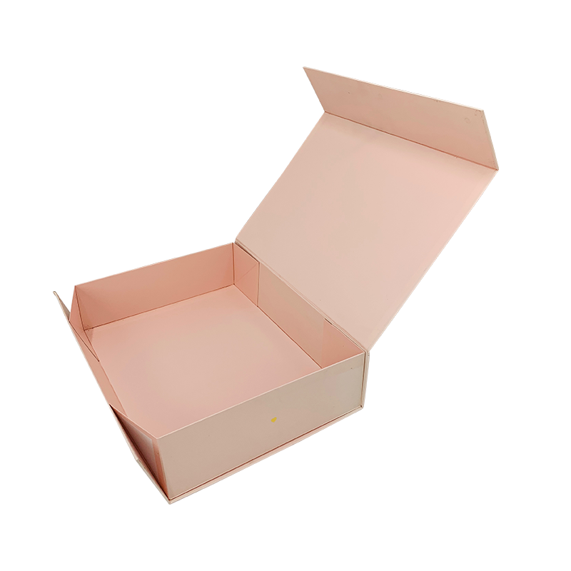 1011YSS กล่องบรรจุภัณฑ์กระดาษสำหรับของขวัญกล่องของขวัญพับได้สีชมพู