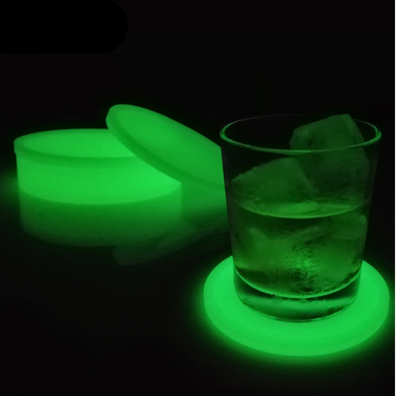 ที่รองแก้วเรืองแสงหนา 10 รอบ