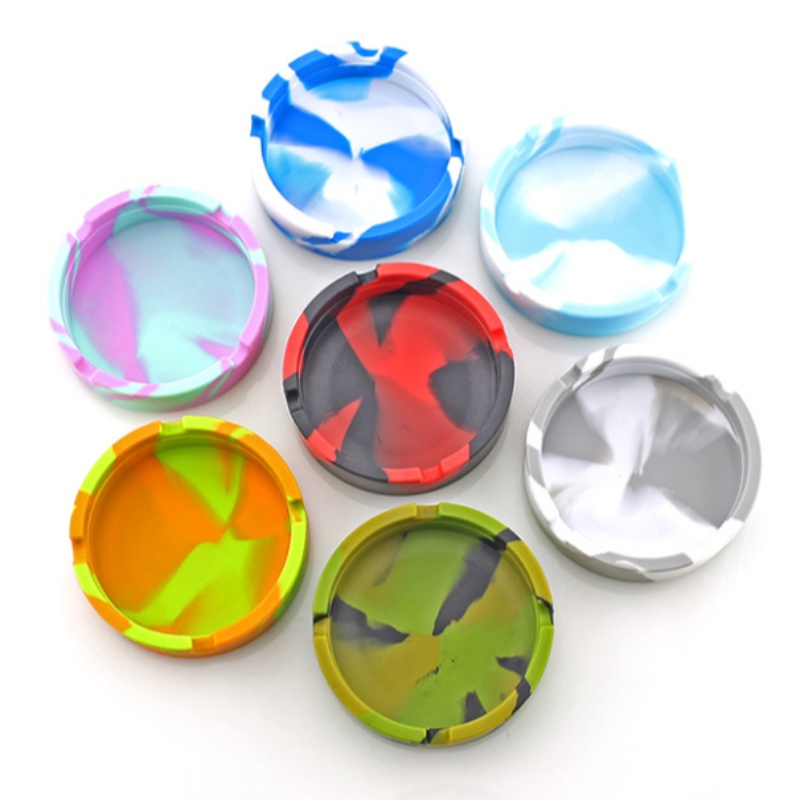 ที่เขี่ยบุหรี่ลายพรางกลม