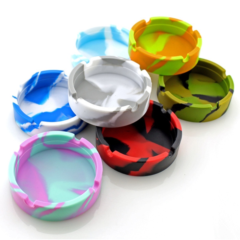 ที่เขี่ยบุหรี่ลายพรางกลม