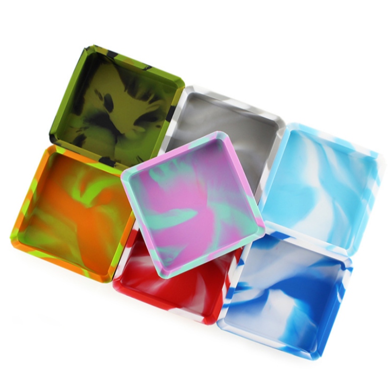 ที่เขี่ยบุหรี่ลายพรางสี่เหลี่ยมขนาดใหญ่