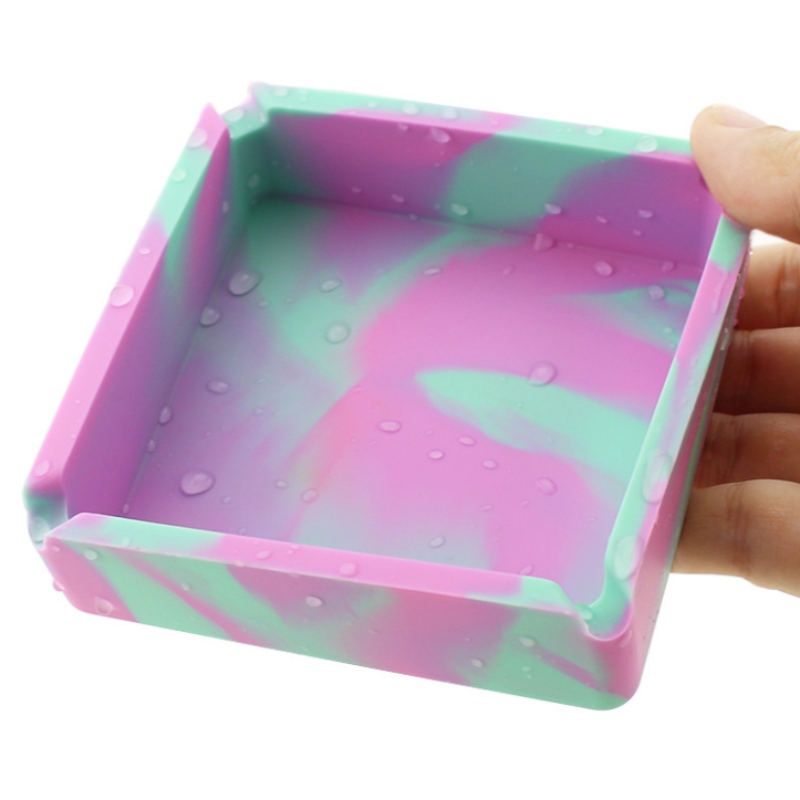 ที่เขี่ยบุหรี่ลายพรางสี่เหลี่ยมขนาดใหญ่