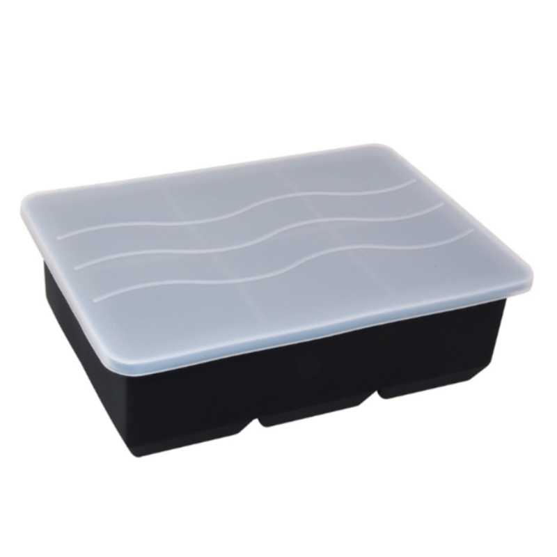 ตะแกรงน้ำแข็งซิลิก้าเจลตะแกรงน้ำแข็ง 8 ช่องรุ่นตะแกรงน้ำแข็ง 8 ช่องพร้อมฝาปิด