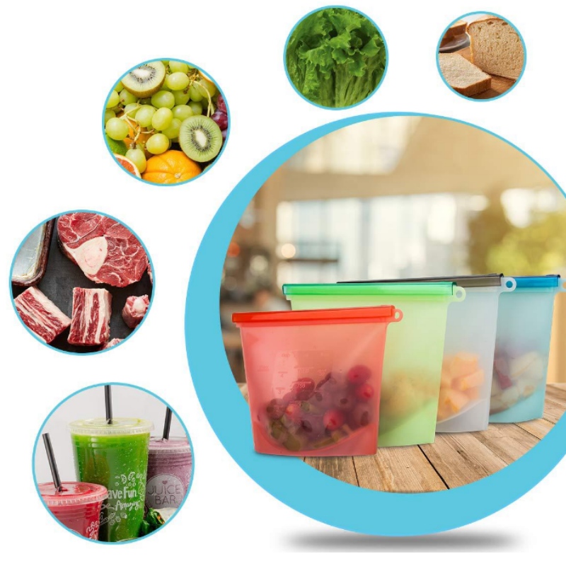 ถุงเก็บซิลิก้าเจล 500 มล. ถุงเก็บซิลิก้าเจลเก็บรักษาถุงแช่แข็งปิดผนึก