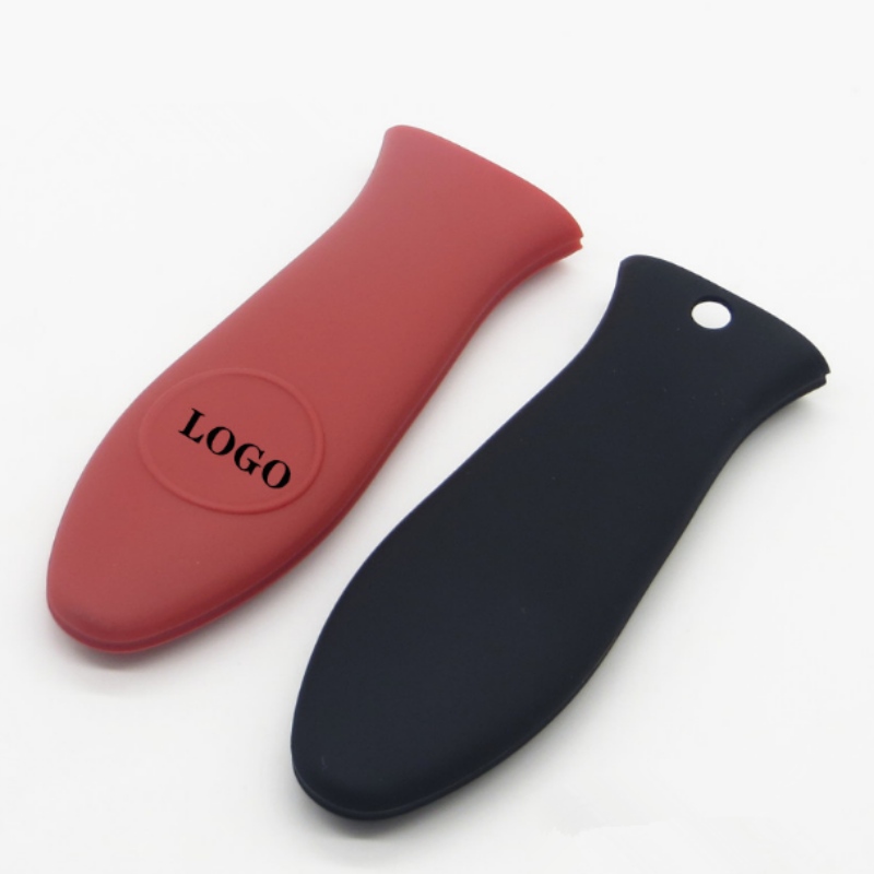 ซิลิก้าเจลหนาฝาครอบด้ามจับกระทะซิลิก้าเจลถุงมือฉนวนกันความร้อนกันลื่นฝาครอบด้ามจับ