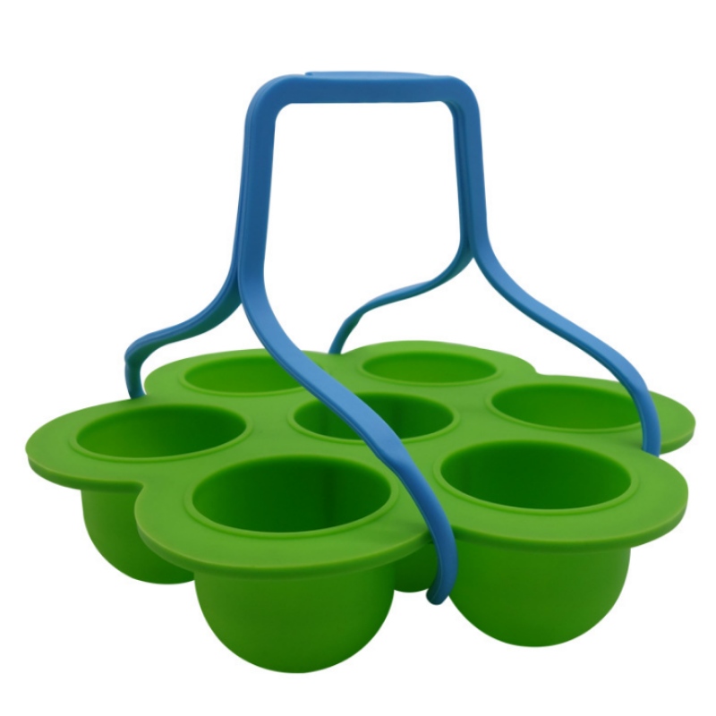 ที่จับกล่องอาหารเสริมซิลิก้าเจล 7 หลุมแม่พิมพ์เค้กซิลิโคนตะแกรงน้ำแข็ง