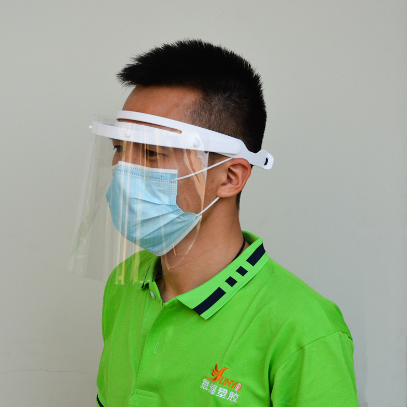 ผู้ผลิตปรับ Anti Fog Safety Faceshield Face Shield Plastic Full Protection Face Visor