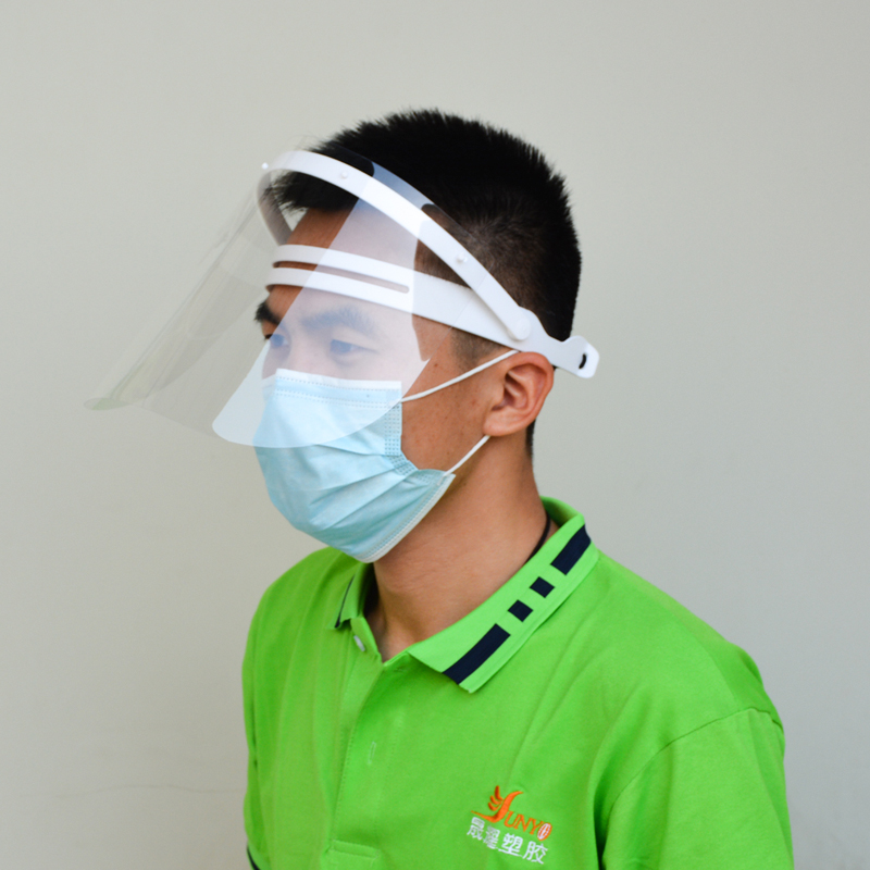 ผู้ผลิตปรับ Anti Fog Safety Faceshield Face Shield Plastic Full Protection Face Visor