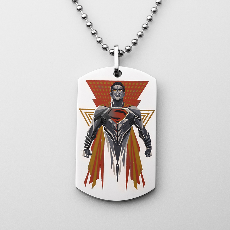 จี้สแตนเลส Superman สร้อยคอ Superman Dog Tag
