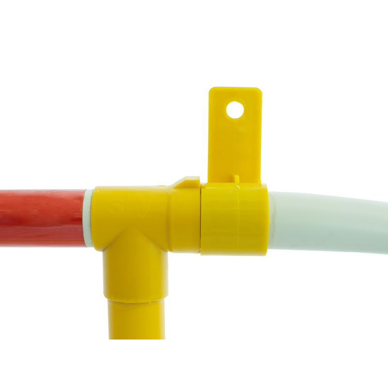 อุปสรรคการควบคุมฝูงชนพลาสติกต้นทุนผู้ผลิตท่อพีวีซีอุปสรรคการควบคุมการจราจร 1.5 เมตรในสต็อกจากประเทศจีน