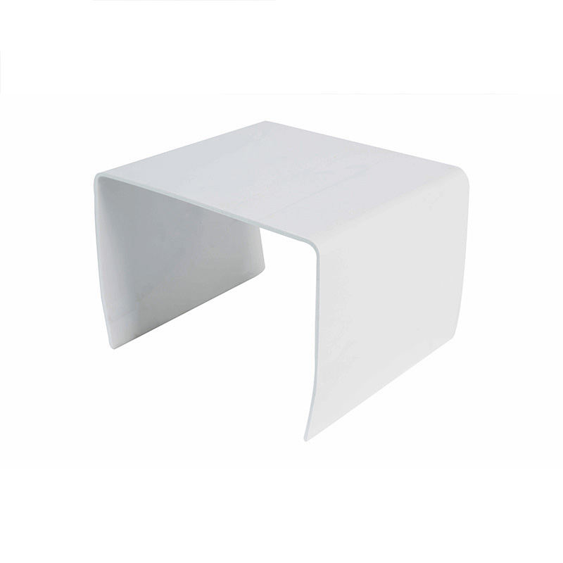 พีวีซีพลาสติกรีดท่อสี่เหลี่ยมพลาสติกพีวีซีม่านน้ำผนังร่อง