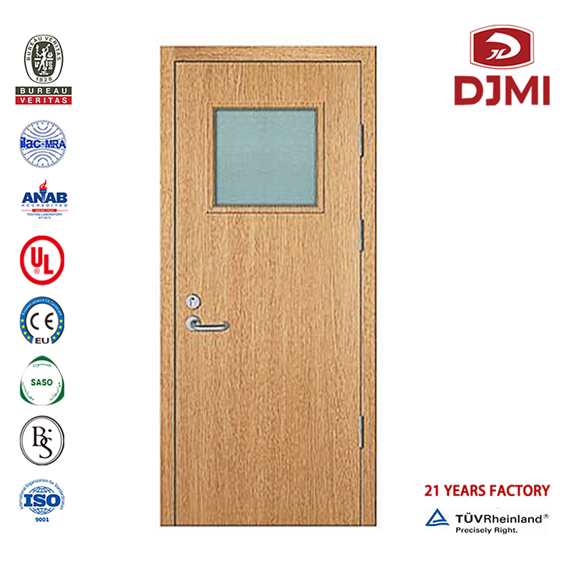 โรงงานจีนล้างไม้สองประตูประตูไฟ 1 ชั่วโมงคุณภาพสูง Ul ไม้ทางออกฉุกเฉินภายในประตูไม้ไม้วีเนียร์แข็งราคาถูกประตูทางออกไม้ 2 ช...