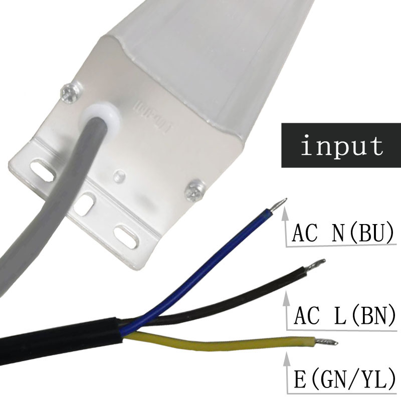 แหล่งจ่ายไฟ LED 60W กันน้ำ LED สลับแหล่งจ่ายไฟ