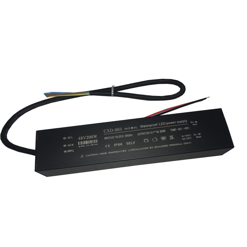 48V 200W กันน้ำ LED แหล่งจ่ายไฟอุณหภูมิต่ำกันน้ำทดสอบ