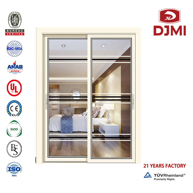 ประตูมืออาชีพบานเลื่อนสไตล์ฝรั่งเศสการออกแบบลายไม้ตะแกรงประตูอลูมิเนียมหน้าต่างใหม่และบานเลื่อนการออกแบบลายไม้ Shoji ตะแกร...