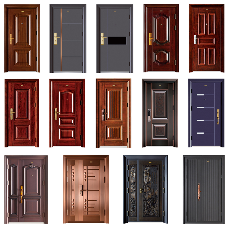 Outdoor Steel Security Door Brand New Inner Filing Honey Comb Hot Sale Security Steel Door Residential Fire Rated Doors Hot Selling Steel Security For Foreign Market Gate Prices Wrought Iron Single Door
