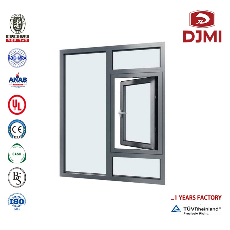 กรอบไม้ใหม่เปิดหน้าต่างหน้าต่างป้องกันความร้อนแคนาดาหน้าต่างร้อนสีเทาขายหน้าต่างฝรั่งเศสใช้กรอบอลูมิเนียมคอมโพสิตหน้าต...