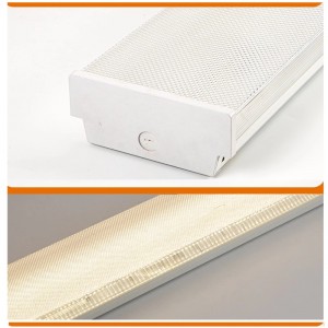 รูปสี่เหลี่ยมขนมเปียกปูนนิ้วสี่ฟุต LED 40W ตัดแสง 4000k สีขาวกลางสี่เท้า LED โคมไฟโรงรถ