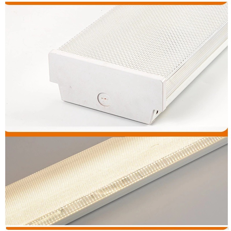 รูปสี่เหลี่ยมขนมเปียกปูนนิ้วสี่ฟุต LED 40W ตัดแสง 4000k สีขาวกลางสี่เท้า LED โคมไฟโรงรถ
