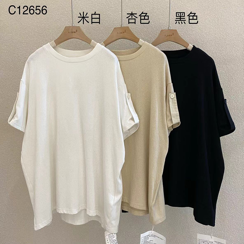 ผ้าฝ้ายสีบริสุทธิ์และผ้าลินินขนาดใหญ่ปรับแต่งเสื้อยืด