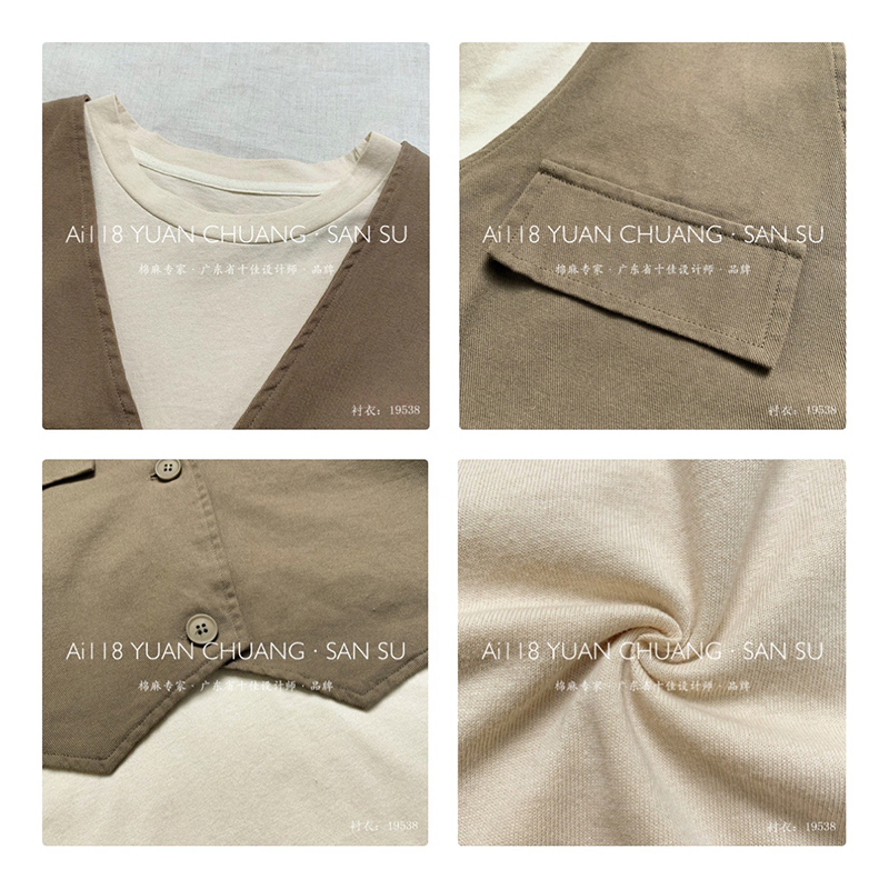 ผ้าฝ้ายสีบริสุทธิ์และผ้าลินินซุปเปอร์ขนาดใหญ่ปรับแต่ง 19538 เสื้อยืด