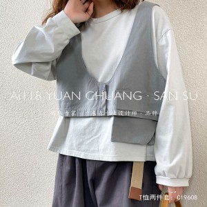 ผ้าฝ้ายและผ้าลินินผ้าฝ้ายสีทึบเสื้อยืดที่กำหนดเอง