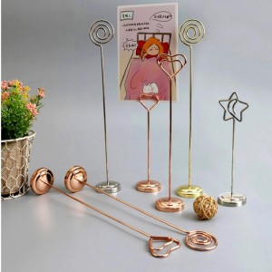 tmj-pp-540 ยี่ห้อคุณภาพสูงสร้างสรรค์สแตนเลสคลิปแนวตั้งชั้นวางโต๊ะตั้งโต๊ะ