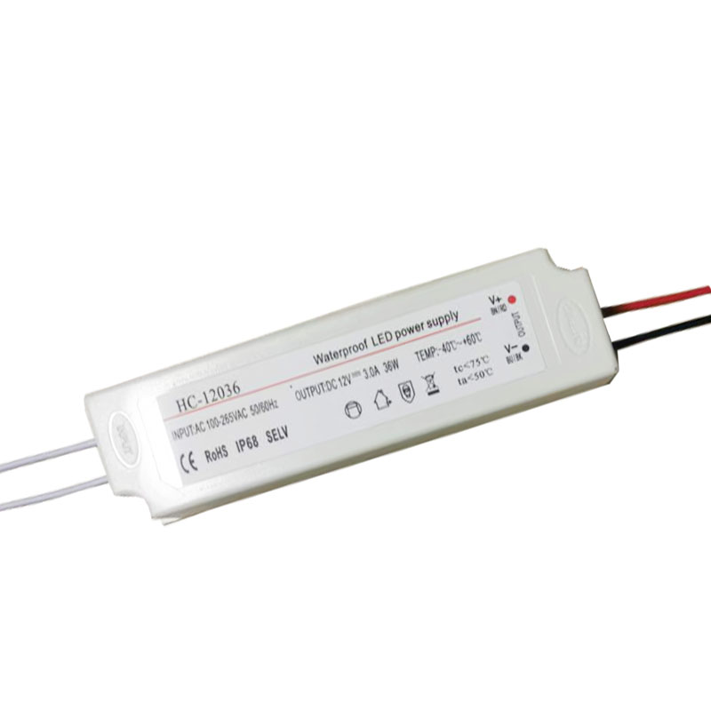 12V 36w สวิตช์แหล่งจ่ายไฟขับปรับแรงดันไฟฟ้าแปลงไฟ LED สวิตช์แหล่งจ่ายไฟ