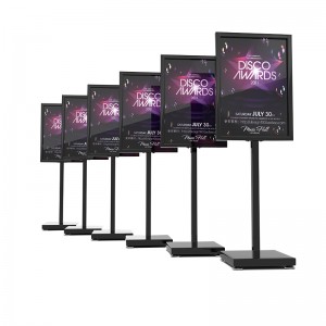 TMJ PP-554 ขาตั้งชั้นวางขายร้อน A4 ที่ใส่กระดาษปรับระดับได้ A3 โปสเตอร์