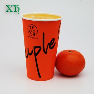 ถ้วยเครื่องดื่มเย็นแบบใช้แล้วทิ้ง 22oz พร้อมฝาปิด