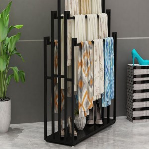 TMJ PP-564 ผู้ผลิตในจีนขายส่งออกแบบปรับแต่งได้กุหลาบชั้นวางเสื้อผ้า