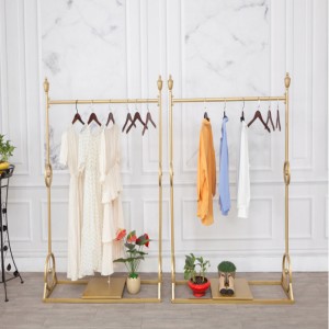 tmj-pp-56 พับไม้แขวนเสื้อโลหะหนักปรับได้