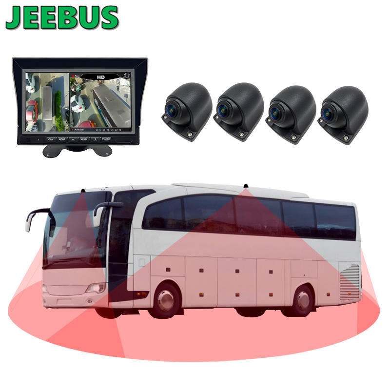 360 Bird View System 3D 360 องศาทุกมุมมองที่จอดรถ Panorama Car Camera Security