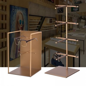 TMJ PP-568 ชั้นยืนออกแบบใหม่แฟชั่นโลหะเหล็กแว่นกันแดดชั้นวางแสดง